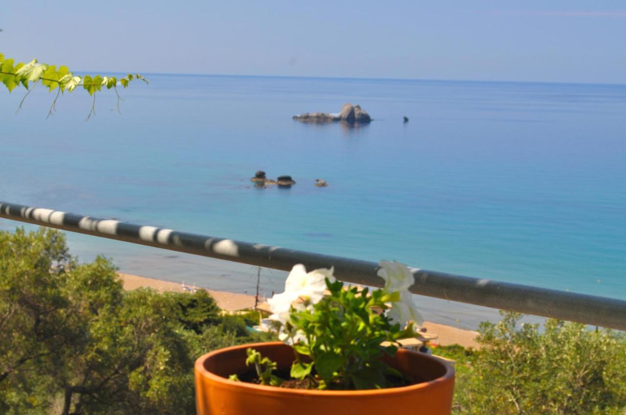 Luxury Loft Apartment With Pool - Pelekas Beach, Corfu Экстерьер фото