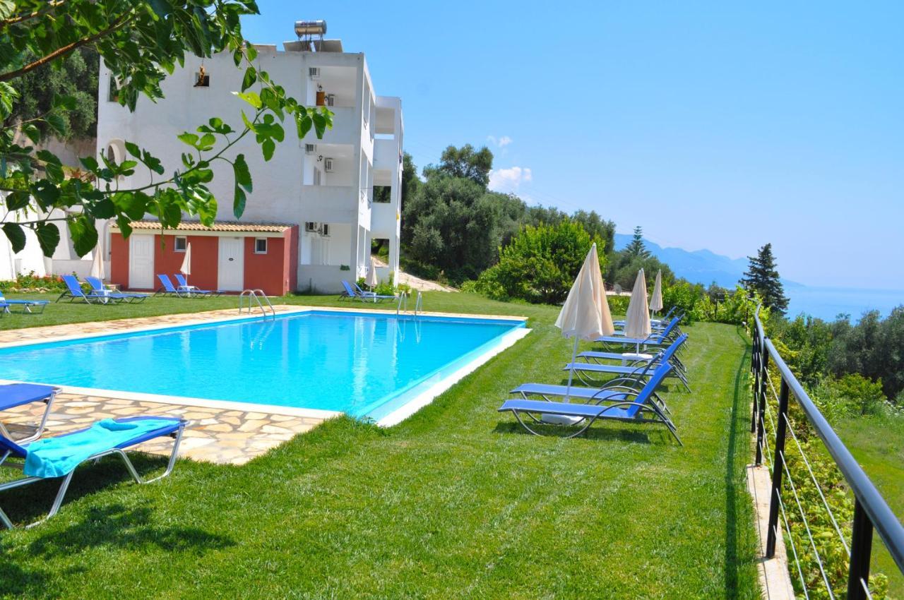 Luxury Loft Apartment With Pool - Pelekas Beach, Corfu Экстерьер фото